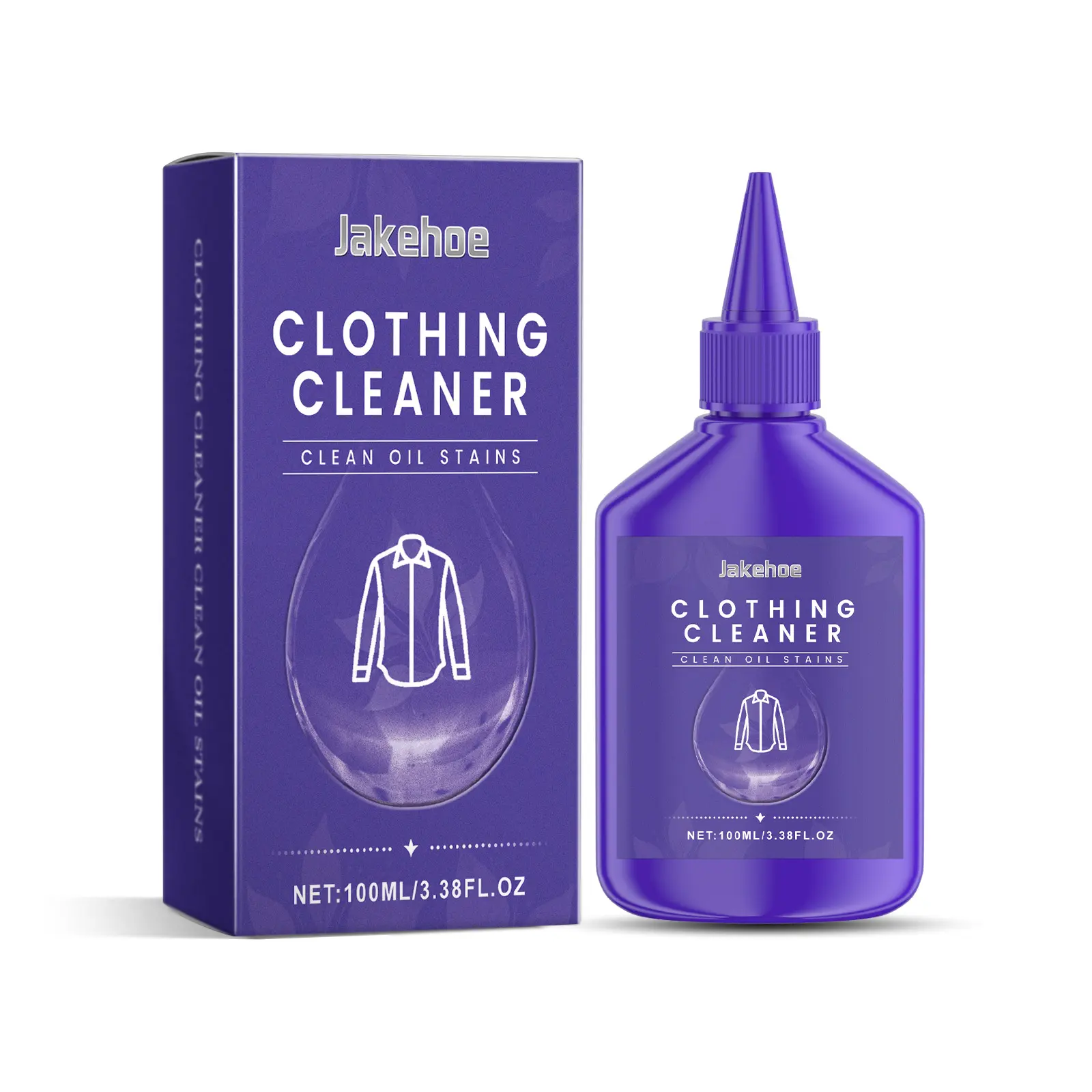 Jakehoe Laundry Stain Remover Household Detergent - Multi-Purpose & Non-Paste All-Purpose Cleaners, Gentle Formula with Laureth-7, Sodium Laureth Sulfate, Grease & Tough Stain Remover for White, Colored Clothes, Easy Soak & Rub Application, Multi-Purpose