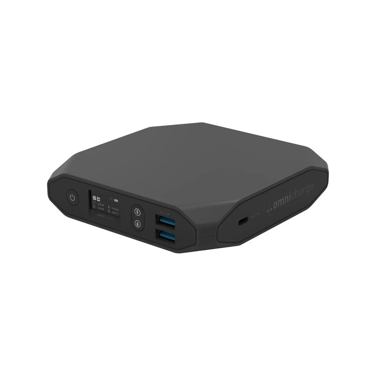 Omnicharge Omni20+ USB-C power bank - 2 x USB, 2 x USB-C - 100 Watt, 20100 mAh Black, Portable Battery Charger and Hub