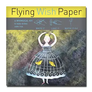 BIRDCAGE BALLERINA Flying Wish Paper - Dreams Take Flight En Pointe | Write It. Light It. Watch It Fly - Whimsical Kit with Writing Sheets, Launch Platforms & Pencil – Indoor Creative Play Fun - Perfect Gift Set
