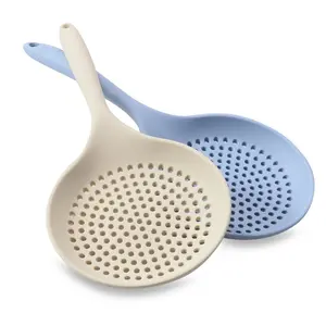 Silicone Large Strainer Spoon, High-Quality Silicone, Durable and Heat Resistant, Easy to Clean, Ergonomic Handle, Kitchen Essential, Kitchen Utensils, Kitchen Gadgets, Durable Kitchenware