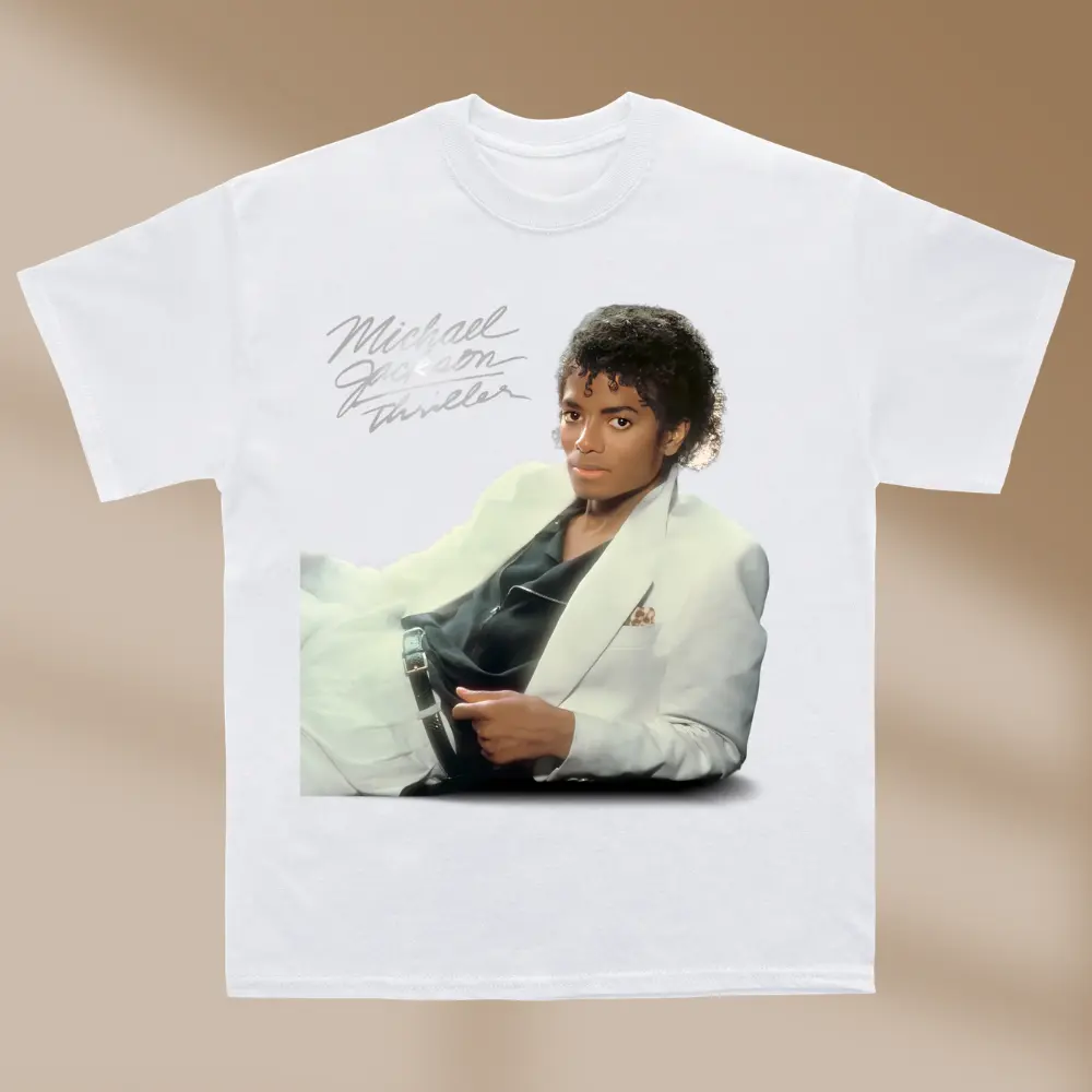 Thriller Album T-Shirt, Michael Jackson Shirt, King Of Pop Merch, MJ Tour Shirt
