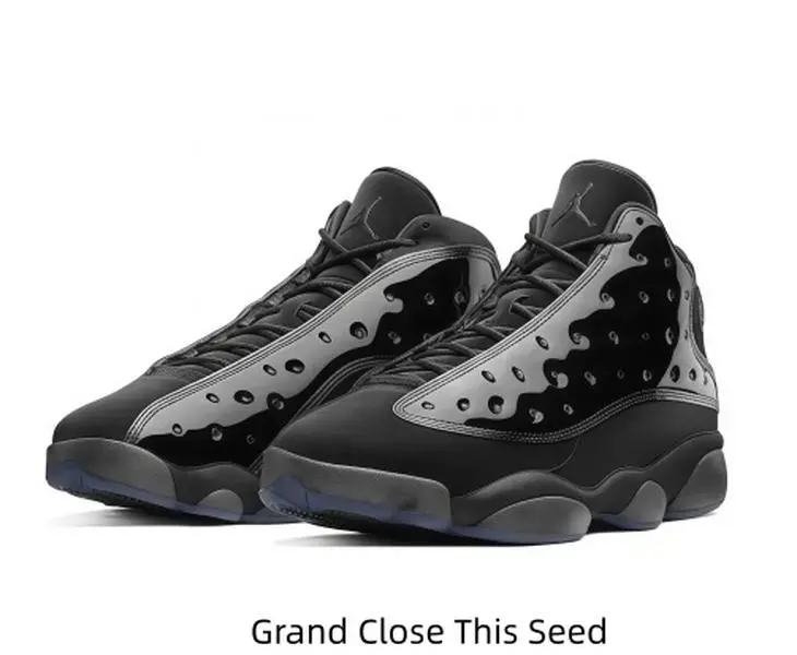 Black Metallic Gray Retro High-top Sneakers for Men Women Real Write Own Way, Polished Leather Casual Basketball Footwear, Ankle Support Lightweight Trainers, Perfect for Hip-hop Style, Campus Wear, City Travel and Cool Street Matching