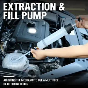 Manual Oil Pump Tool for Cars, Portable Gasoline Engine Oil Changer, Easy-To-Use Handheld Oil Transfer Device, Automotive Maintenance Accessory