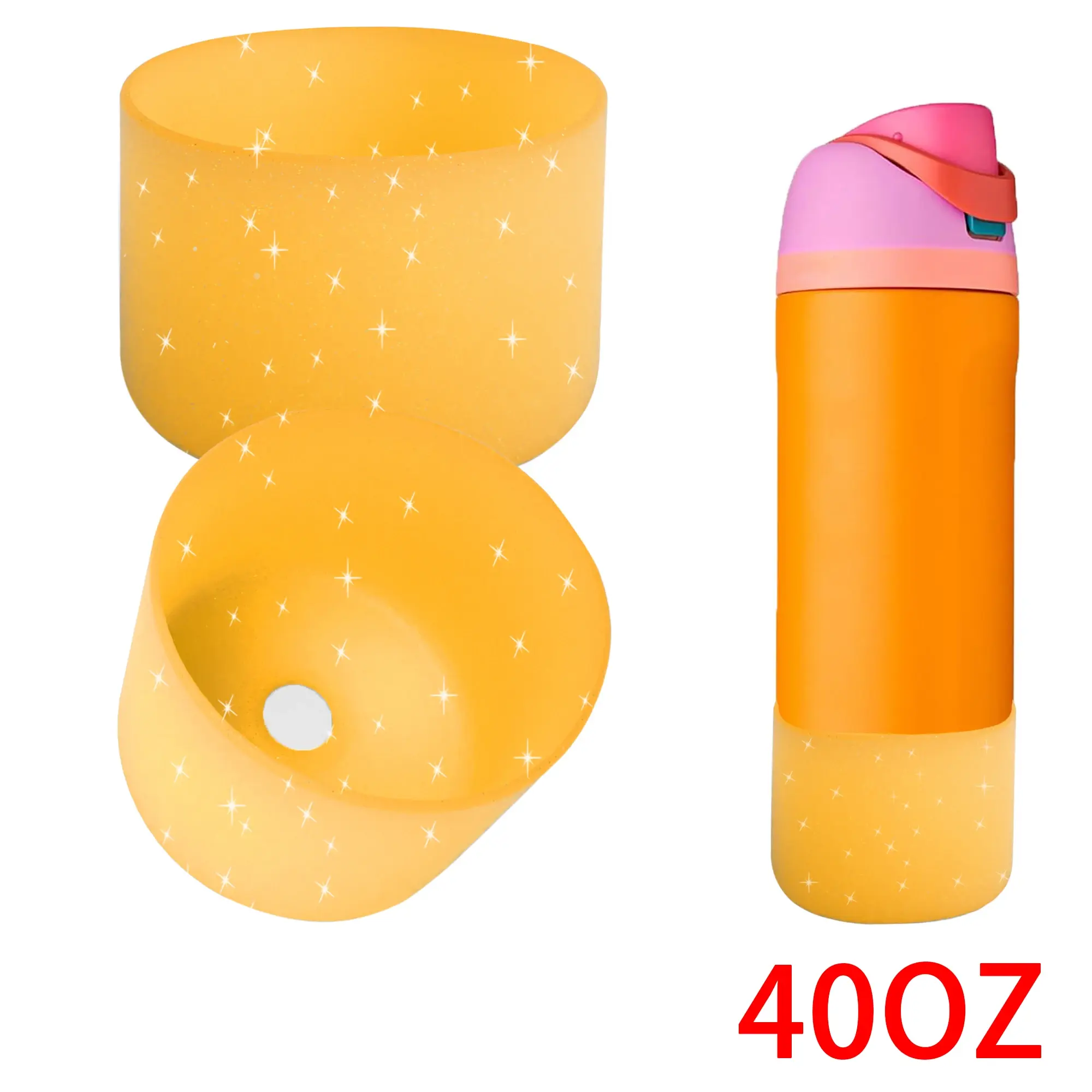Silicone Water Bottle Boot Anti-Slip for Owala 24Oz 32Oz 40Oz Protective Sleeve Bottom Protector Quencher Adventure NONE Silicone Water Bottle Boot Anti-Slip for Owala 24Oz 32Oz 40Oz Protective Sleeve Bottom Protector Quencher Adventure NONE