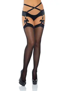 Liv Bow Backseam Stockings