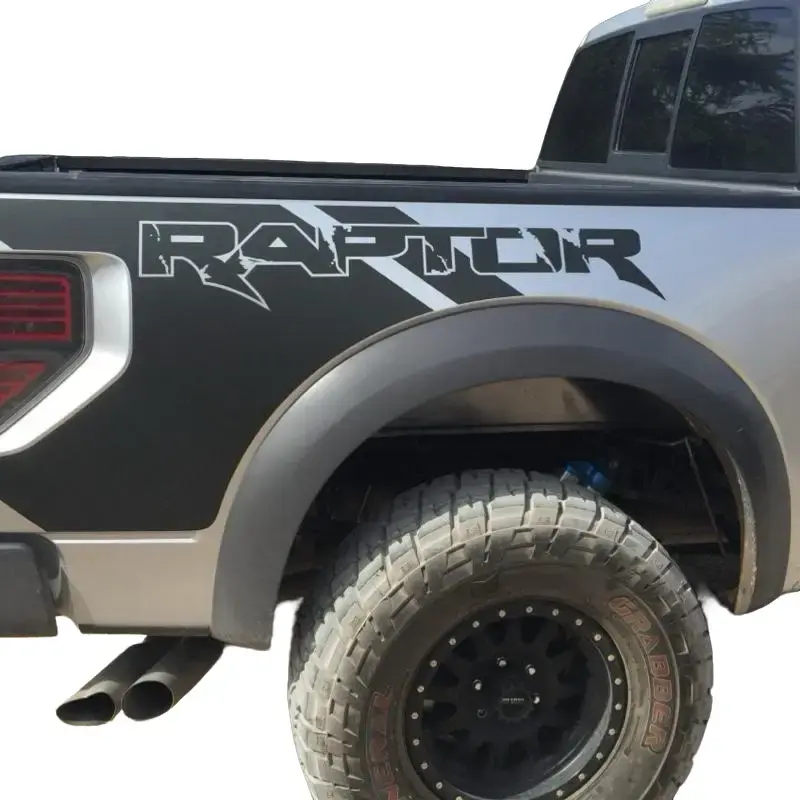 2x 2010-2014 Ford Raptor  (SVT) Bed Side Graphic Decals for Custom Pickup Truck Stickers