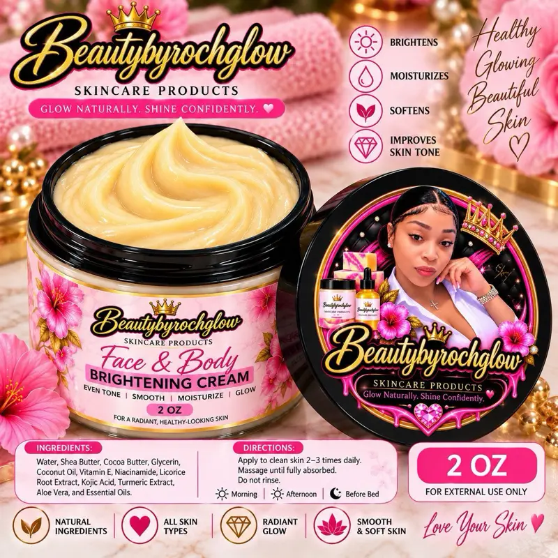 Beautybyrochglow Face and Body Cream 2oz