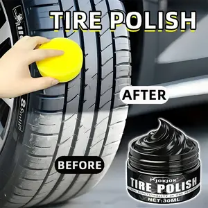 Multifunctional Tire Gloss Protection Wax, Enhances Shine Durability Anti-Fade, Polishing Agent for All Cars, Vehicle and Tires