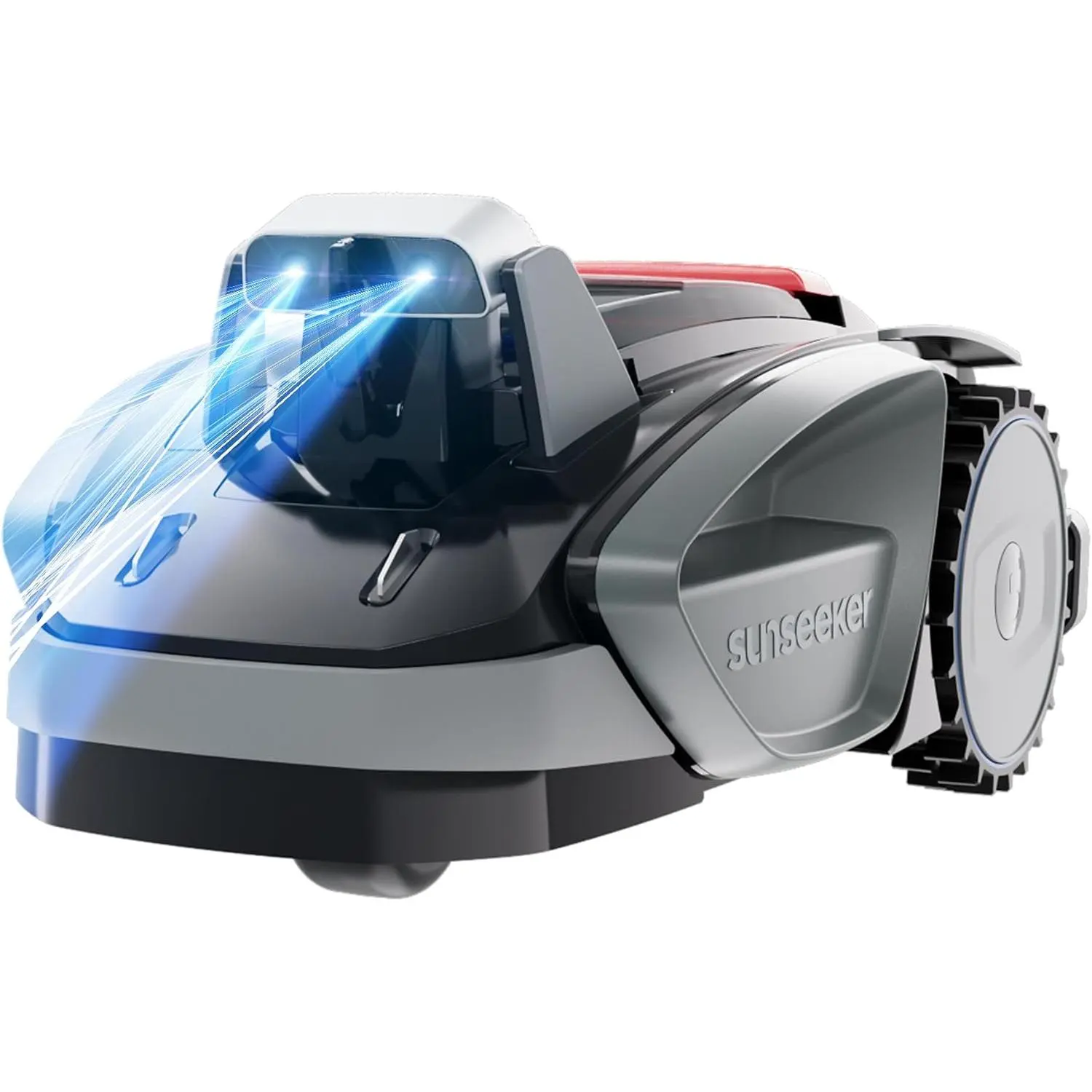 Sunseeker V3 Wire-Free Robotic Lawn Mower for Small Yards (Up to 0.15 Acre), Vision AI Obstacle Detection, Automatic Mowing, App Control, Auto Recharge, 42% Slope Capability