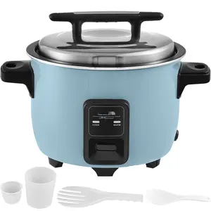 Commercial Electric Rice Cooker 40-Cup Capacity With Non-Stick Inner Pot, 8 Liter, 24-Hour Keep-Warm Function For Restaurant Use, Large Capacity Professional Kitchen Equipment, Durable Stainless Steel Housing, Easy To Clean