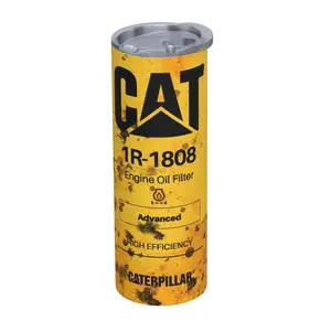 Portable Cat Engine Oil Filter Mechanic 20oz Sublimated Tumbler Different Colors Available Bottle Drinkware Lid Insulated Straw