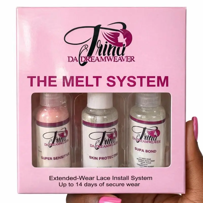 Trina Da Dreamweaver The Melt System - Premium Lace Hold Kit for Up to 14 Days of Flawless Wear | With Skin Protection for Sensitive Skin, Haircare, Long Lasting Hold, Strong Hold