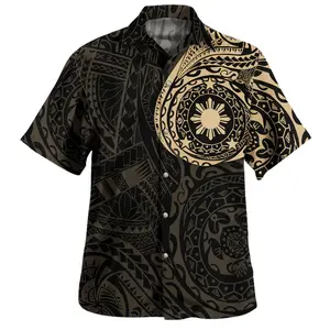 Philippines Filipinos Polynesian Tattoo Style Hawaiian Shirt
