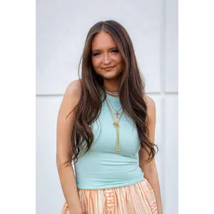 Free People -  So Soft Seamless Modal Tank - CAMEO GREEN