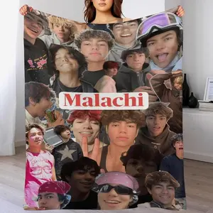 Cute Vintage Blankets Malachi Flag,Living Room,Bedroom,Parties,Gifts,Rocking Chair Decoration, Room décor Aesthetics, naps, Warm Sofa Blankets Barton(30x40inch(75x100cm)) It is an excellent gift for children, family and friends