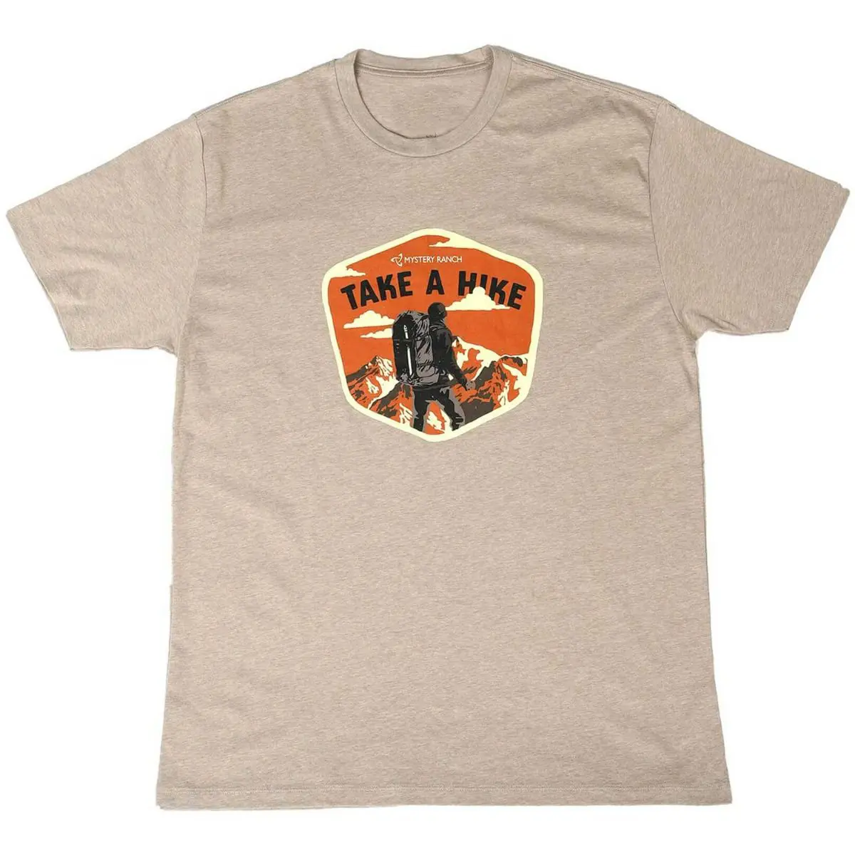 Mystery Ranch Take A Hike Short Sleeve Sand T-Shirt