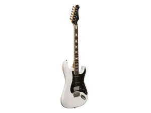 Stagg 26133 Vintage S-60 Series Electric Guitar with Solid Alder Body - White Blond