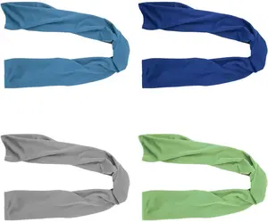 4 Packs Cooling Towel (40"X 12"), Ice Towel, Microfiber, Soft Breathable Chilly Towel Stay Cool for Yoga, Sport, Gym, Workout, Camping, Fitness, Running, Workout & More Activities (Multicolor) SMALLElectric