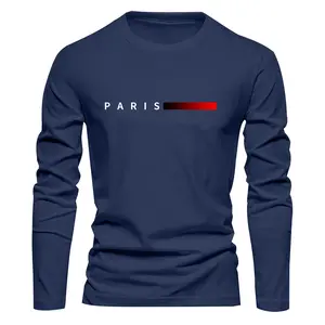 Men's Long Sleeve Plain Polyester T-Shirt - Breathable, Quick-Dry Gym Tops for Gym Workouts, Morning Runs - Versatile Activewear for Casual Use