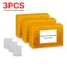 3PCS Lemon Turmeric Kojic Acid Soap Bar – Dark Spot Remover for Face & Body | Brightening Turmeric Kojic Soap for Glowing Skin Cleansing