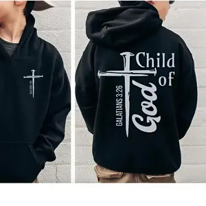 Youth and Adult Christian Hoodie, Child of God, Religious T-Shirt for Son & Daughter, Trending Jesus Tee for Vacation, USA-Made & Printed Apparel	