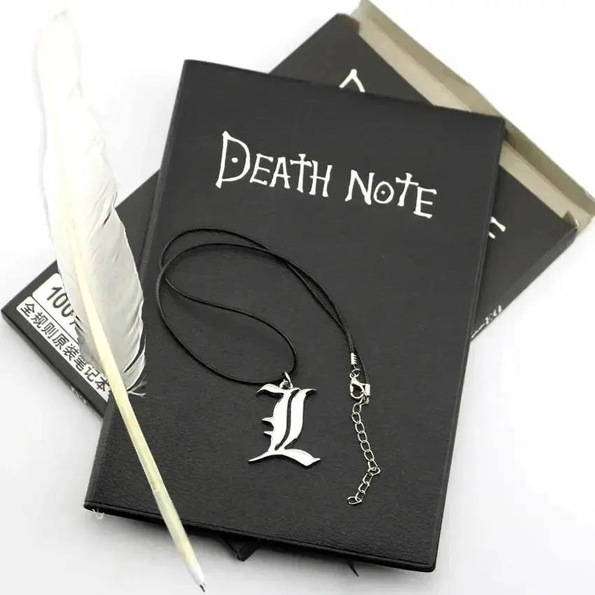 A5 Anime Death Note Notebook Set Leather Journal Collectable Death Note Notebook School Anime Theme Writing Journal for Gifts