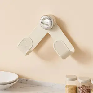 Suction cup rotating pot cover holder, no drilling wall mounted pot cover holder