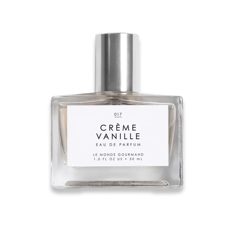 Le Monde Gourmand | Crème Vanille Eau de Parfum | Warm Vanilla Perfume with Creamy Apricot, Jasmine Petals, Brown Sugar + Amber