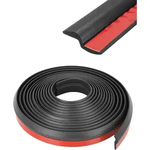 13Ft Automotive Weather Stripping, Accessories Door Rubber Seal Strip, Front Windshield Strip,Super Flexible Z-Shaped Rubber  Door Seal Strip,Suitable for , RVs,