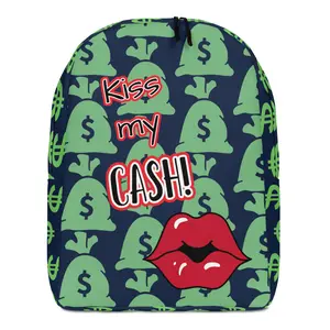 Kiss My CASH! All-Over Print Backpack Bold Statement Piece with Adjustable Padded Straps & Spacious Main Compartment Perfect for School Work or Adventures MoneyMoves BoldStyle BackpackGoals backpack  college