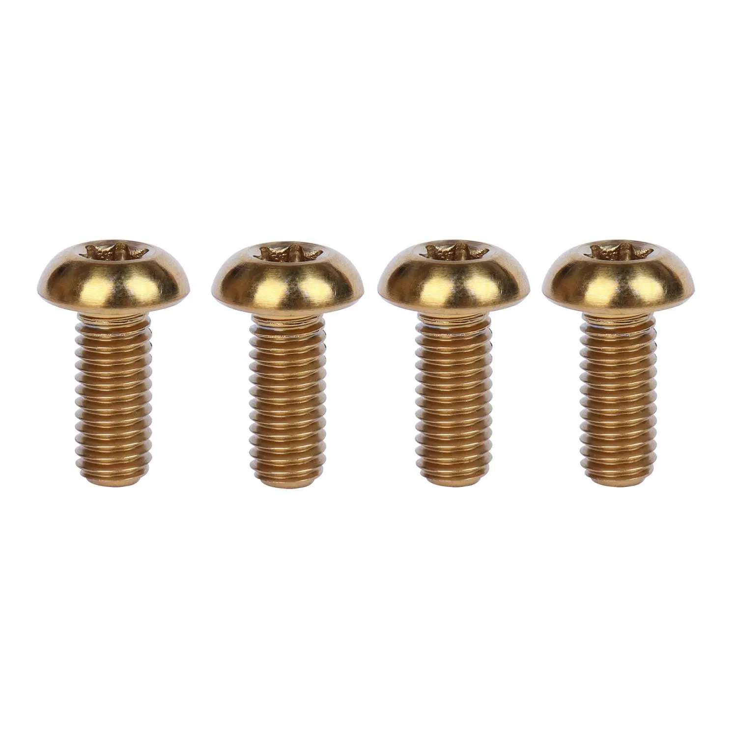 4 count Titanium M5 x 12mm T25 Torx  Bolt Screw ()