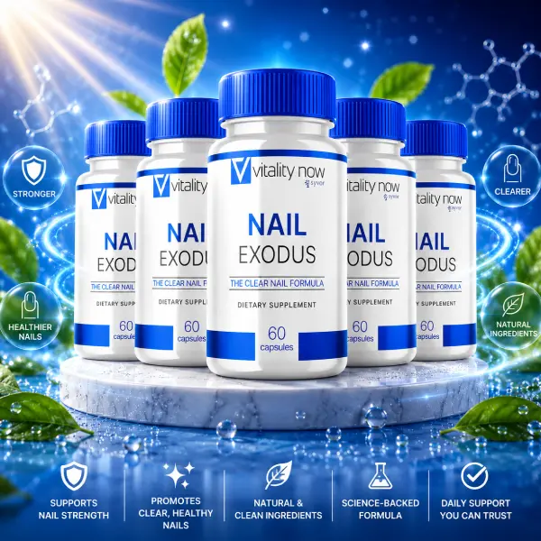 1 - 5 Pack Nail Exodus Extreme Probiotic Supplement for Nail Health Support, Advanced Daily Wellness Formula, 60 Capsules