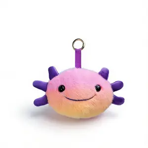 Cute Six-Color Salamander Pendant, Soft Plush Salamander Doll Gift for Friends, Bag Charm Accessory, Adorable Salamander Toy