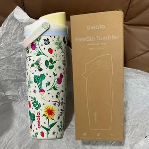 Owala Mother Nature Inspired 30oz FreeSip Water Bottle with Leak Proof Lid and Straw, Limited Edition Style Insulated Stainless Steel Tumbler for Travel Gym Office Daily Use