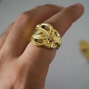 Royal Gold | Spoon Ring (stainless steel)
