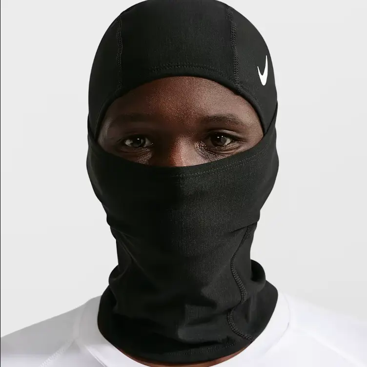 Nike Pro Hyperwarm Hood Mask - Cold-Weather Thermal Balaclava, Ski Mask & Neck Gaiter in One, Fits Under Helmets, One Size