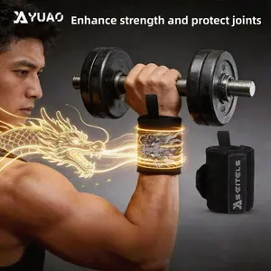 Adjustable Fitness Compression Wrist Wraps for Men and Women, Weightlifting Sports Accessories
