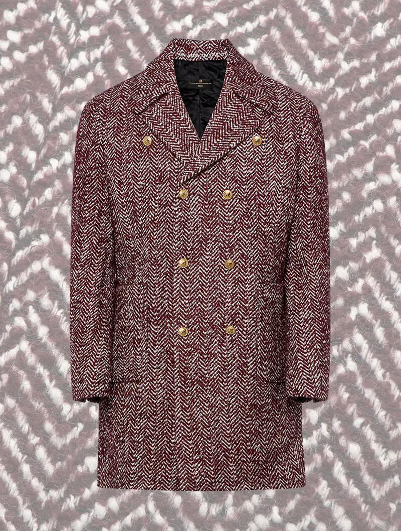 Men's Soul Tribe Double Breasted Overcoat