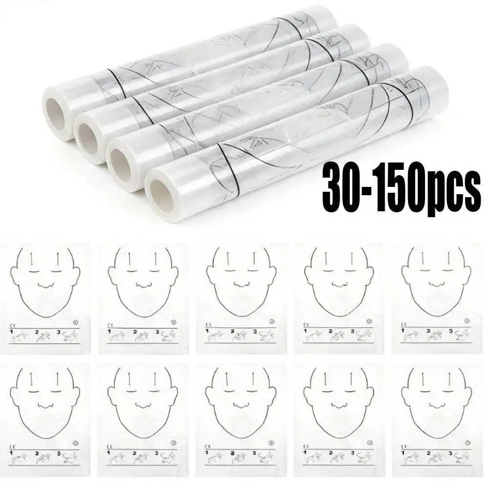 30-150PCS Disposable CPR Training Breathing Mask First Aid Resuscitator Face Shield Roll Rescue Kit for Emergency Use