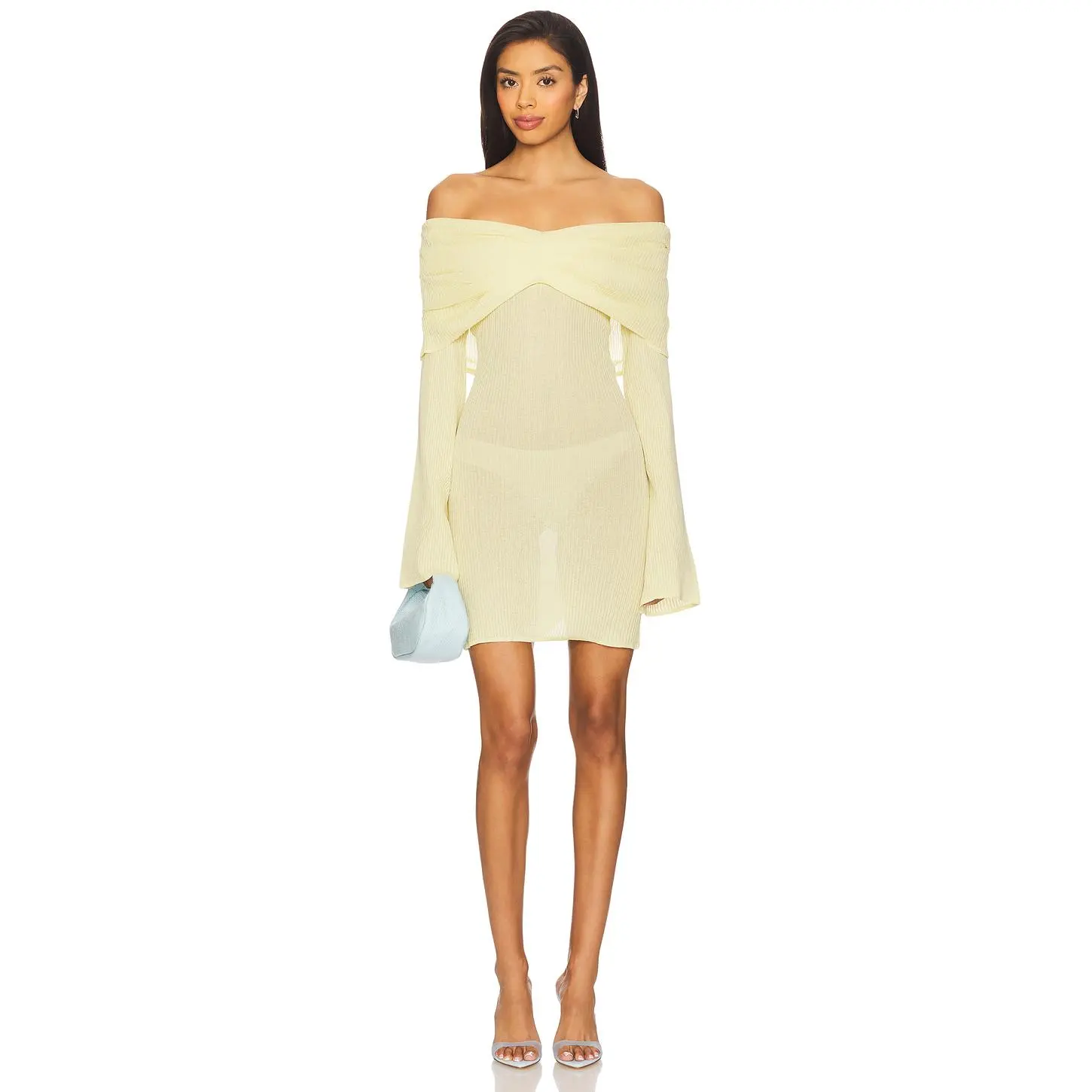 SEROYA Xen Knit Mini Dress in Pastel Yellow - TikTok Shop SEROYA Xen Knit Mini Dress in Pastel Yellow - TikTok Shop