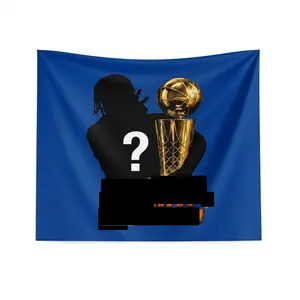 Jalen#11 Basketball Tapestry Flag, Knicks Champions 2026 Basketball Fans Apparel, Fans NYC Basketball Pink Flag