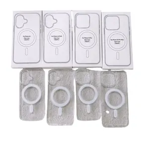 Magsafe Magnetic Phone Case Compatible with Apple 17 Transparent Acrylic 17 Pro Full Coverage iPhone 17 PM Hard Case
