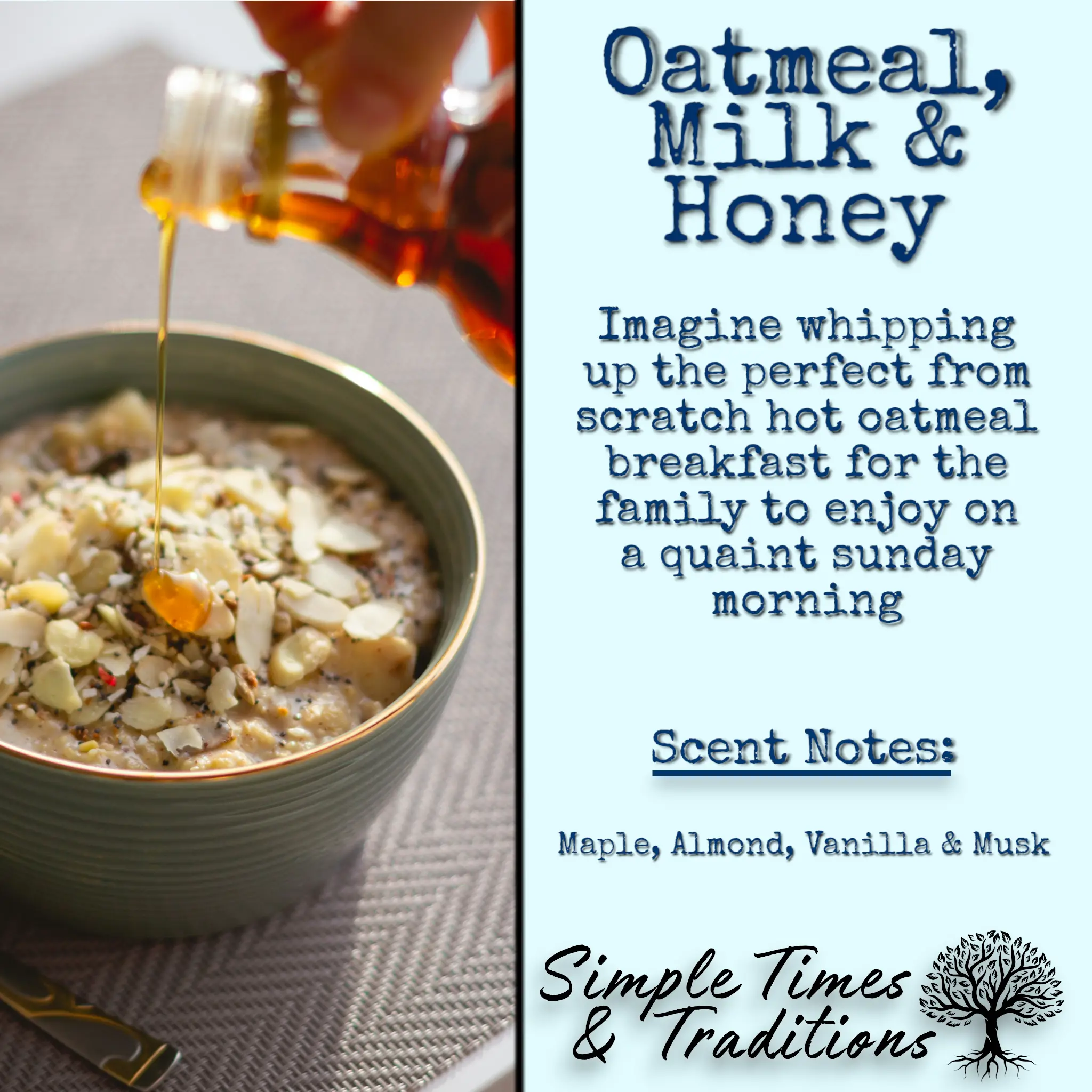 Oatmeal, Milk & Honey