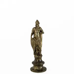 19th Century Bronze Miniature Statue of a Roman Soldier - Antique