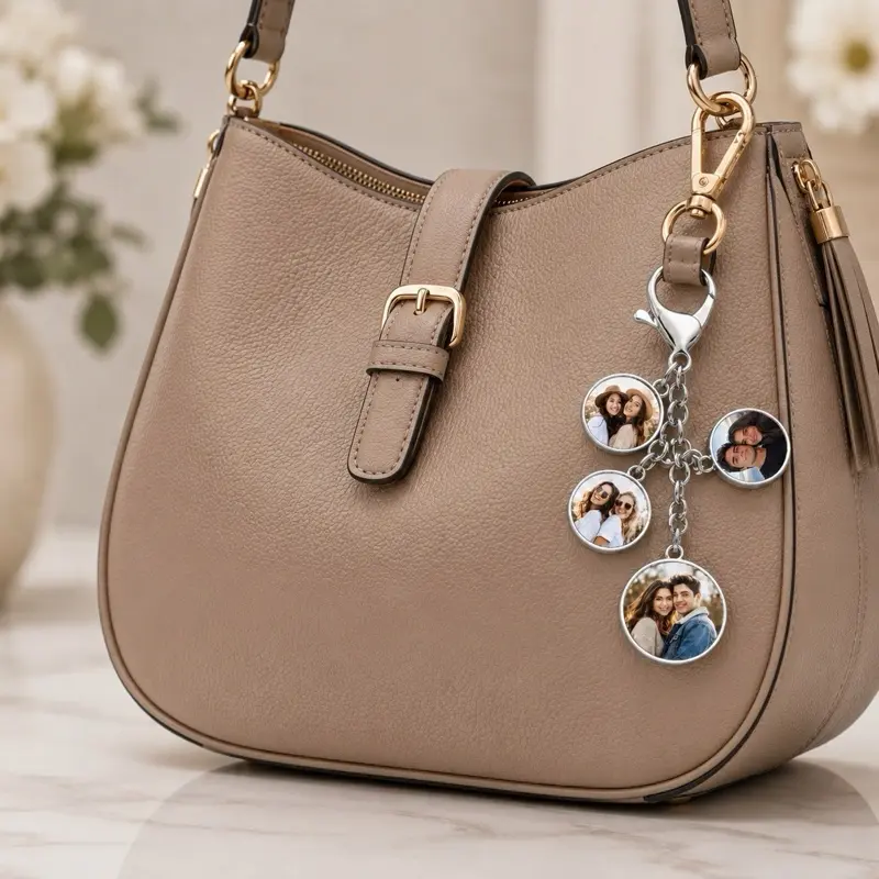 Cascading Photo Keychain/Bagcharm