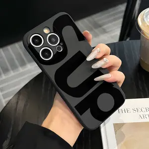 Letter SUP Pattern Phone Case , Soft Silicone , Fully Protected and Shockproof For iPhone 17 16 15 Pro Max 14 13 12 11 XSMAX Plus Air 17E Cover Streetwear