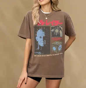 Hellraiser Pinhead Shirt - Retro Horror Movie Graphic Tee, 80s Movie Memorabilia, 1987 Hellraiser Cenobite Streetwear Merch Tee