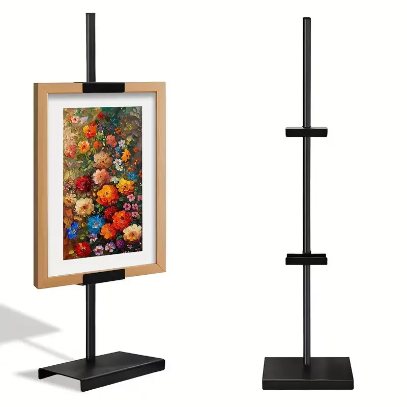 abletop easel stand, adjustable display holder, photo frame support, canvas painting stand, certificate display rack, home decorative display shelf