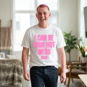 I CAN BE YOUR HOT MESS • T-SHIRT | ELECTRIC CANDY ORCHID Colour Tee