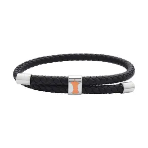 Mix Stainless Steel No  Hungry Enameled Logo Adjustable Bracelet Jewelry for Women Birthday Christmas Gifts for Women